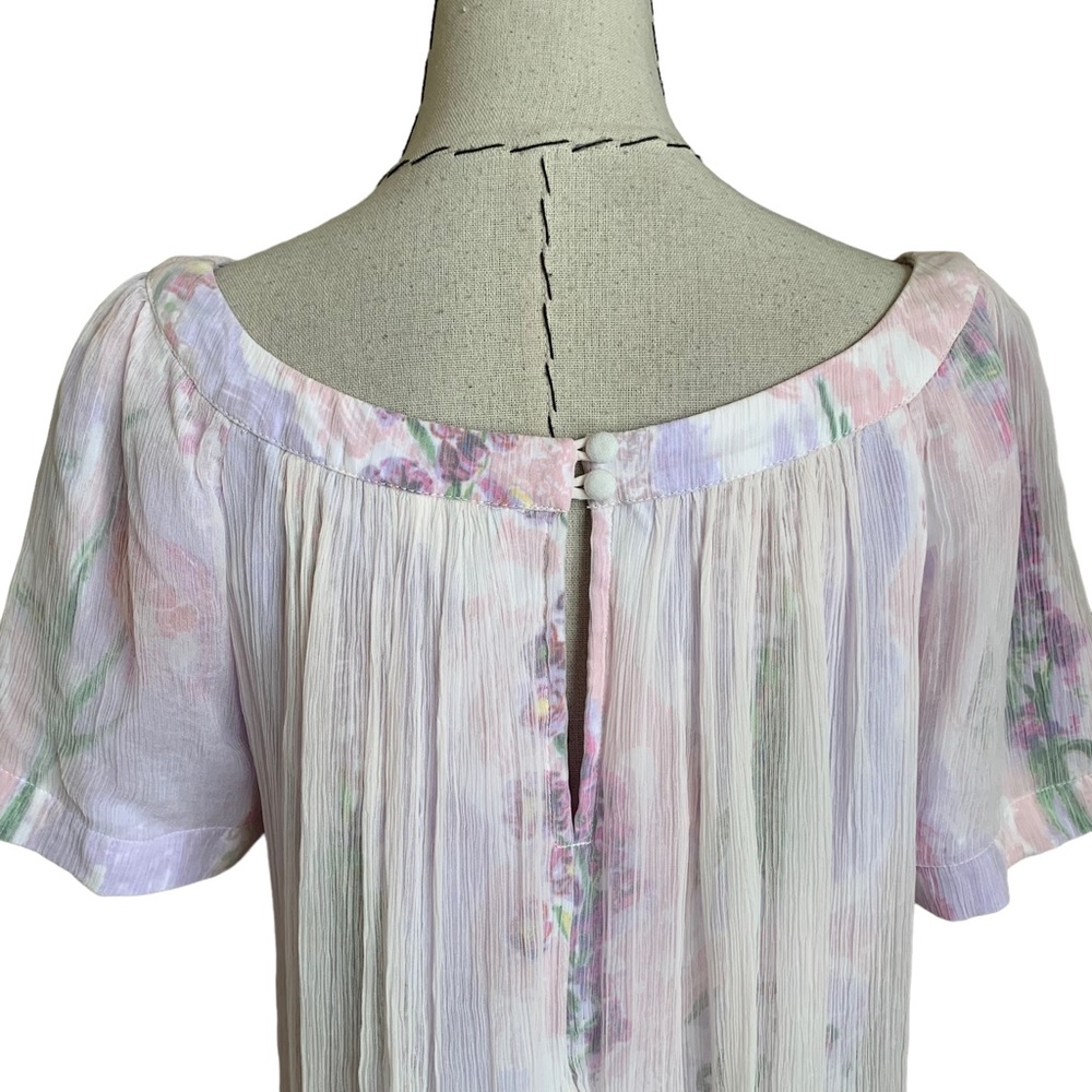 Anthro Hd In Paris Chroma Dress Floral Dip Dye Ombre … Gem